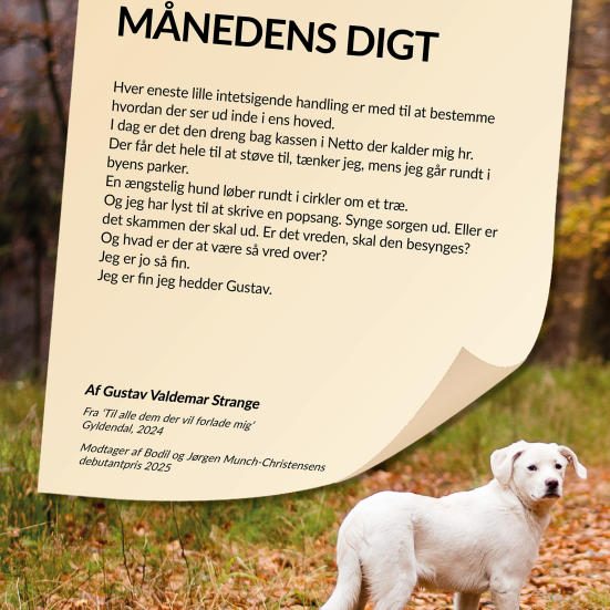 Digt af Gustav Valdemar Strange