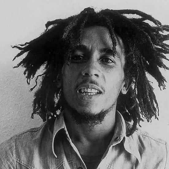 Bob Marley. Foto: Island Records, Public domain. Fra Wikipedia Media.