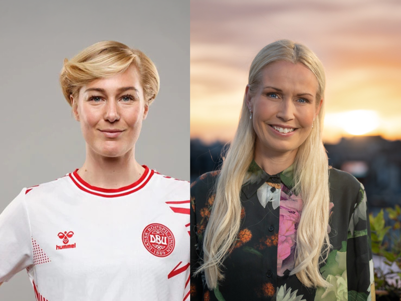 Portrætfotos af Luna Gevitz og Tina Müller.