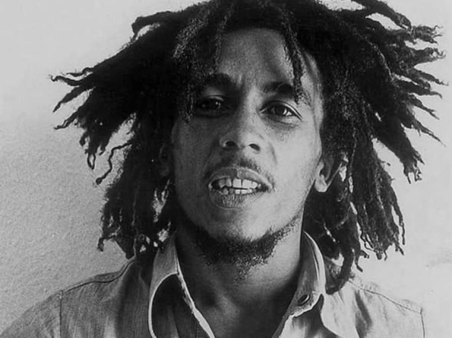 Bob Marley. Foto: Island Records, Public domain. Fra Wikipedia Media.